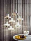 Tom Dixon Stone marble pendant ceiling light 14x18x18cm - British product