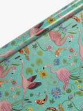 Pearlised Flamingo Pattern Gift Wrap Roll 3m
