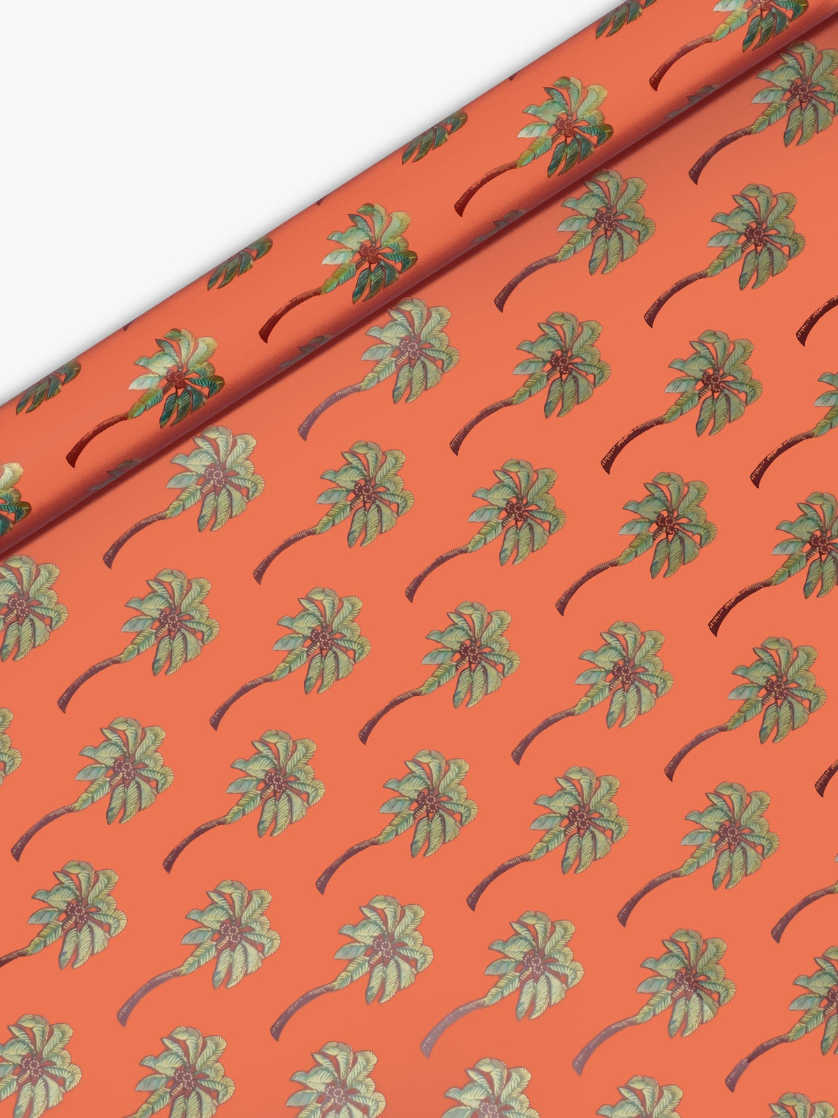 Metallic Palms Printed Wrapping Paper 3 Meters