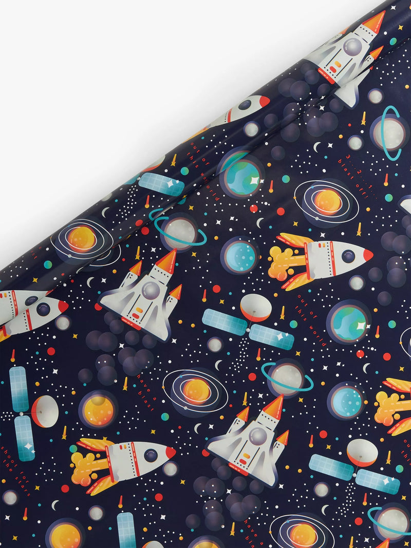 John Lewis space wrapping paper 3m, UK version