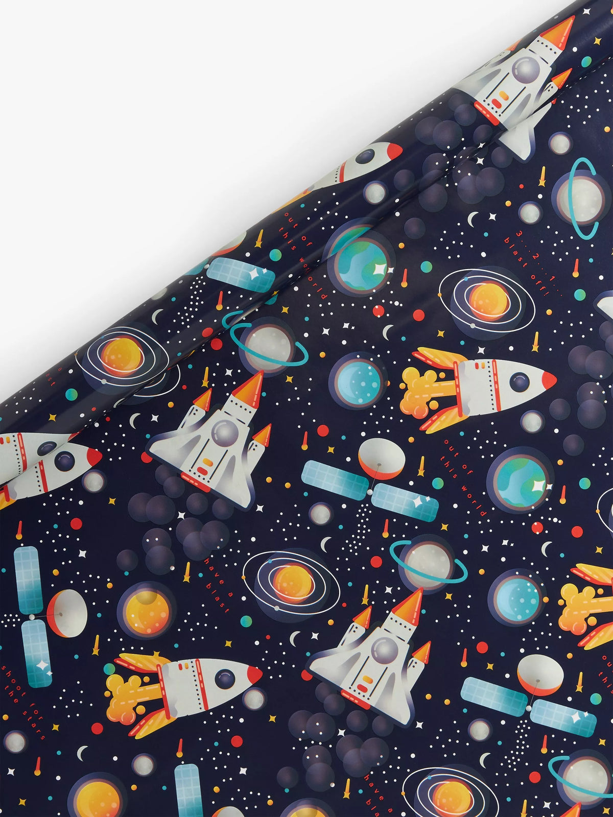John Lewis space wrapping paper 3m, UK version