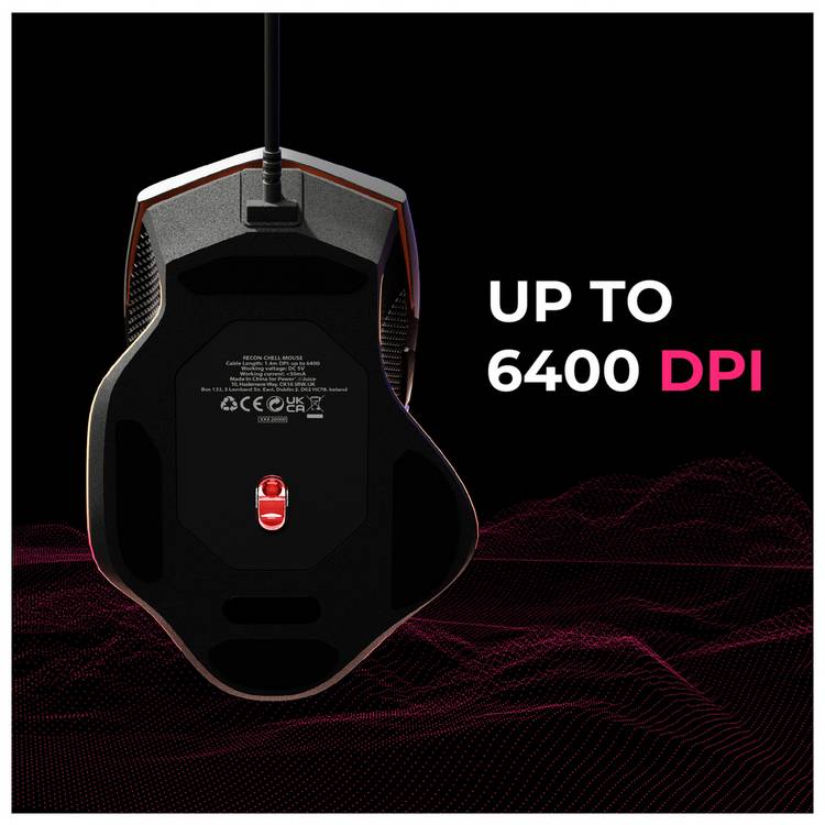 Power Gaming Recon wired gaming mouse RGB, imported from the UK