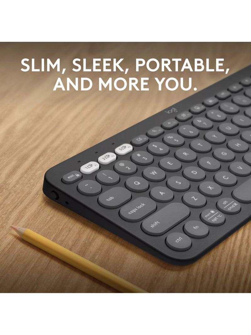 Logitech Pebble Keys 2 K380s wireless keyboard, UK version