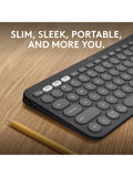 Logitech Pebble Keys 2 K380s wireless keyboard, UK version