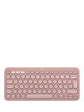 Logitech Pebble Keys 2 K380s Minimalist Keyboard, Rose