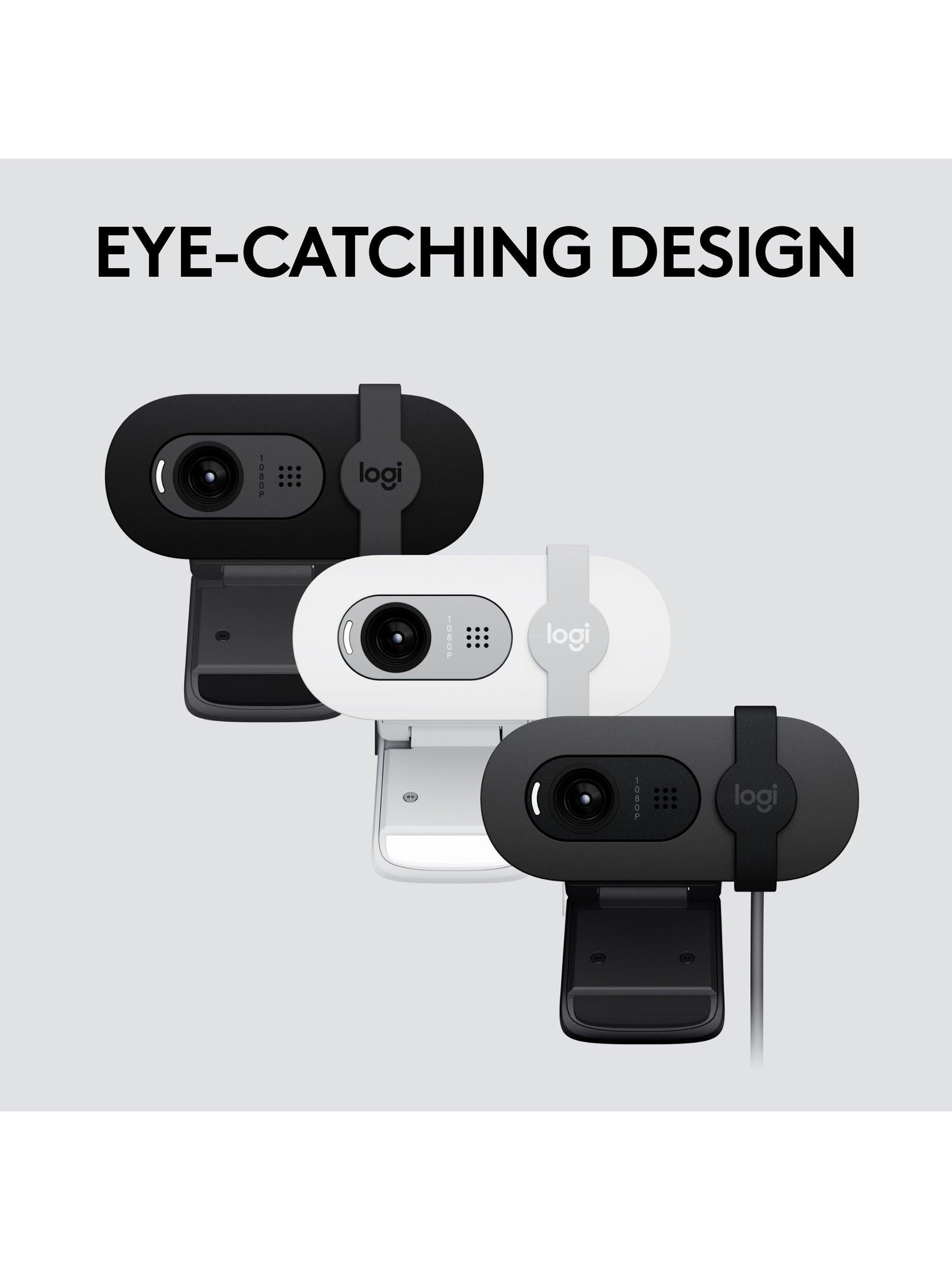 Logitech Brio 100 Full HD 1080p webcam (British brand)