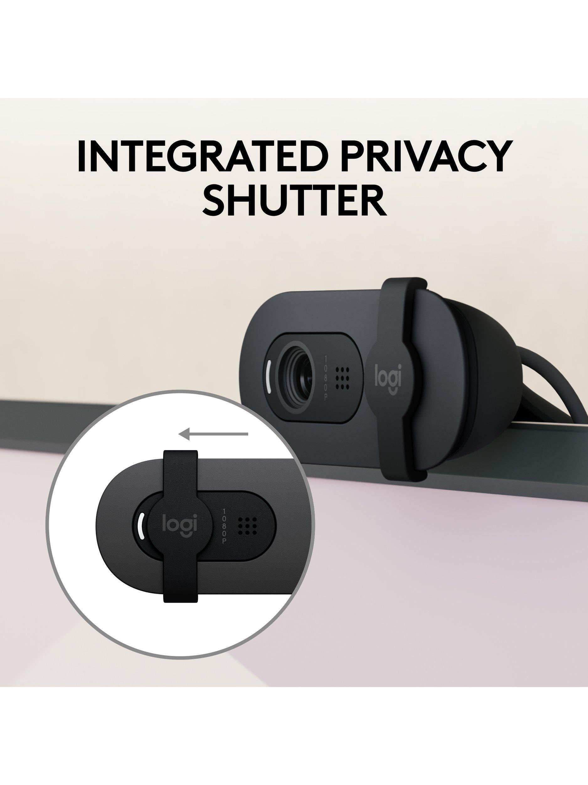 Logitech Brio 100 Full HD 1080p webcam (British brand)