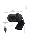 Logitech Brio 100 Full HD 1080p webcam (British brand)