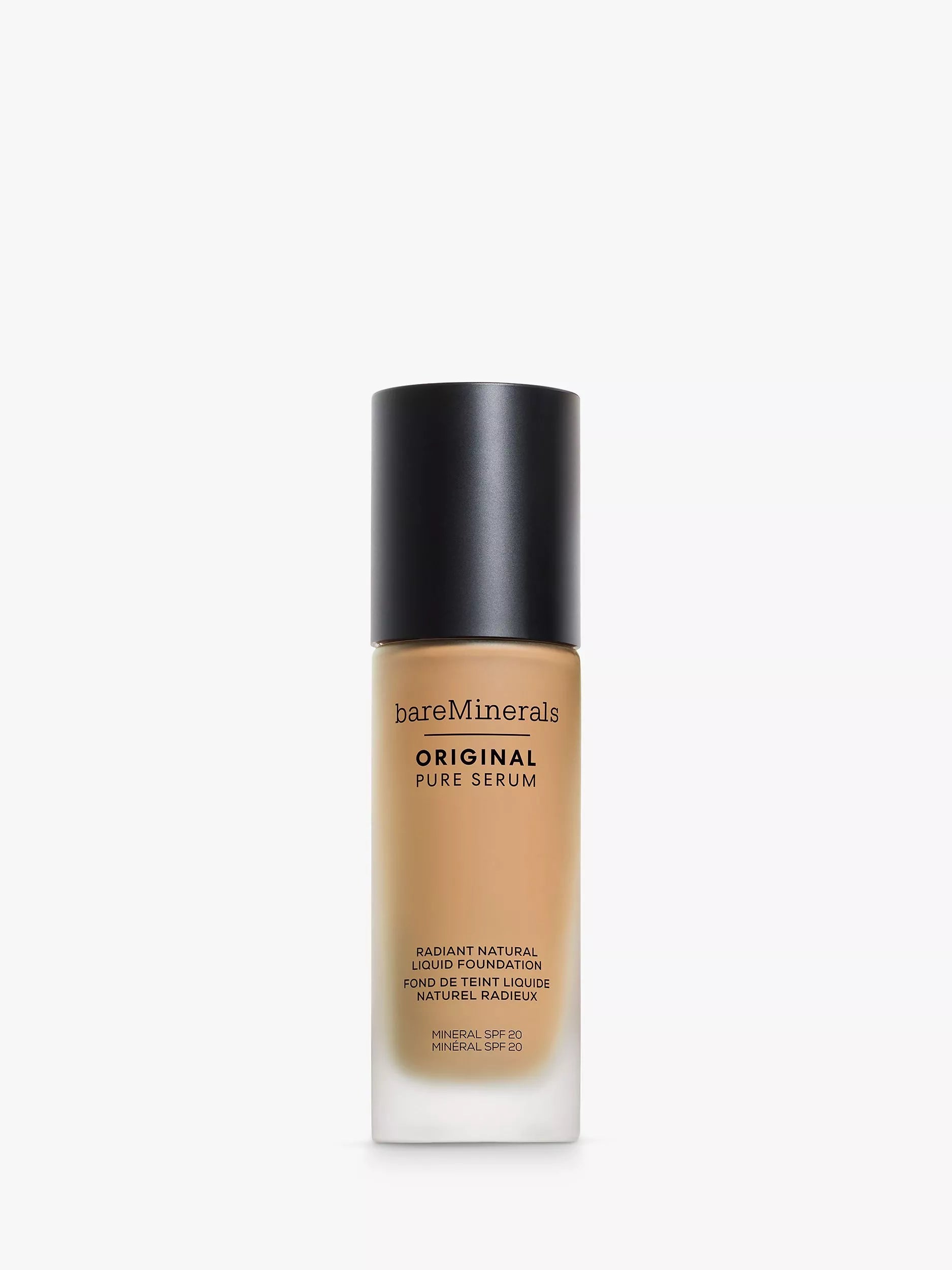 bareMinerals ORIGINAL Pure Serum Radiant Natural Liquid Foundation, Light Warm 2