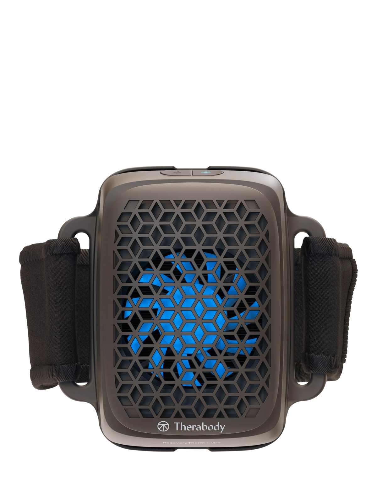 Therabody RecoveryTherm Cube portable therapy device, imported from the UK
