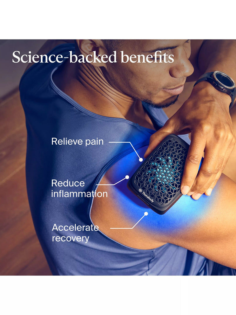 Therabody RecoveryTherm Cube portable therapy device, imported from the UK