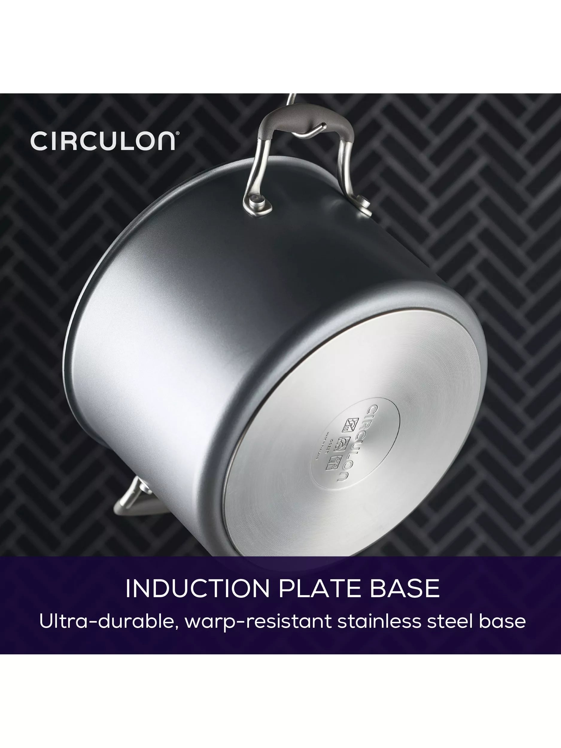 Circulon ScratchDefense non-stick stockpot and lid 24cm - British product
