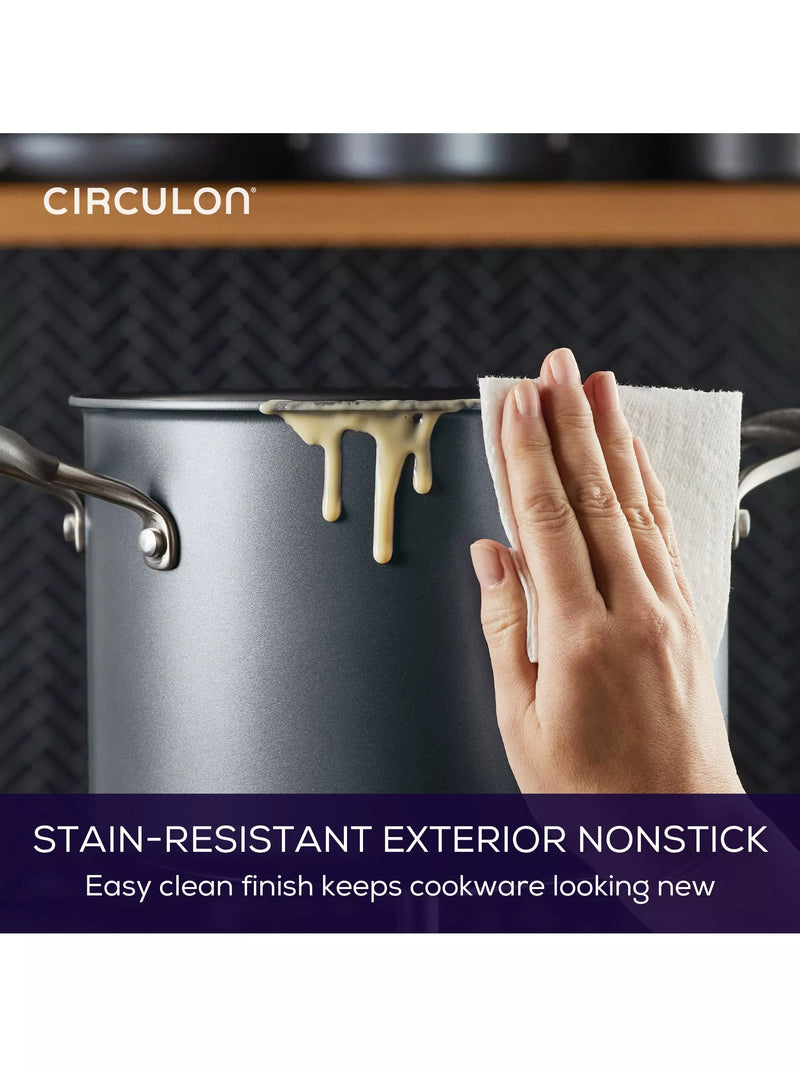 Circulon ScratchDefense non-stick stockpot and lid 24cm - British product
