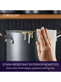 Circulon ScratchDefense non-stick stockpot and lid 24cm - British product