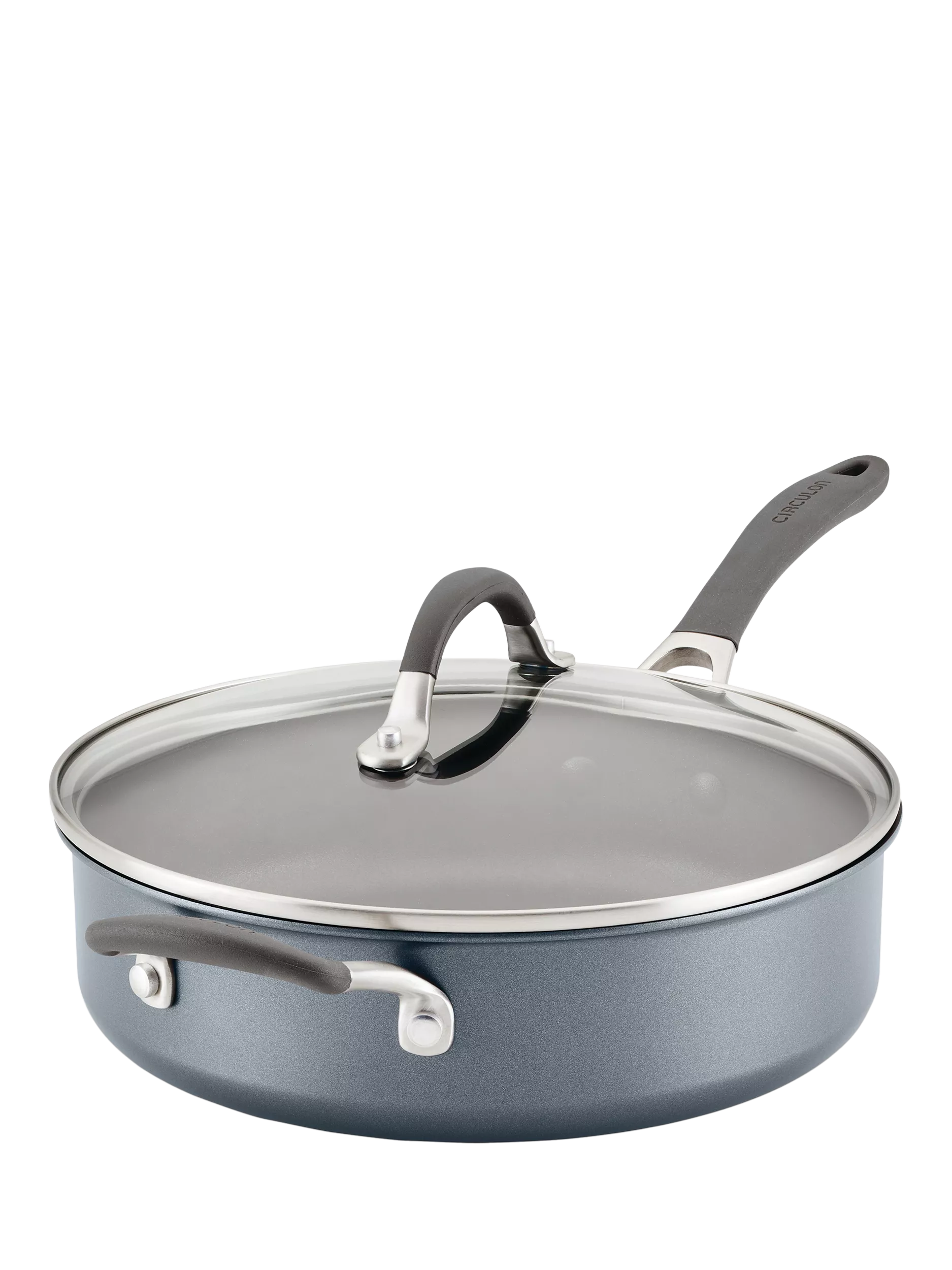Circulon ScratchDefense non-stick sauté pan with lid and helper handle 28cm - British product