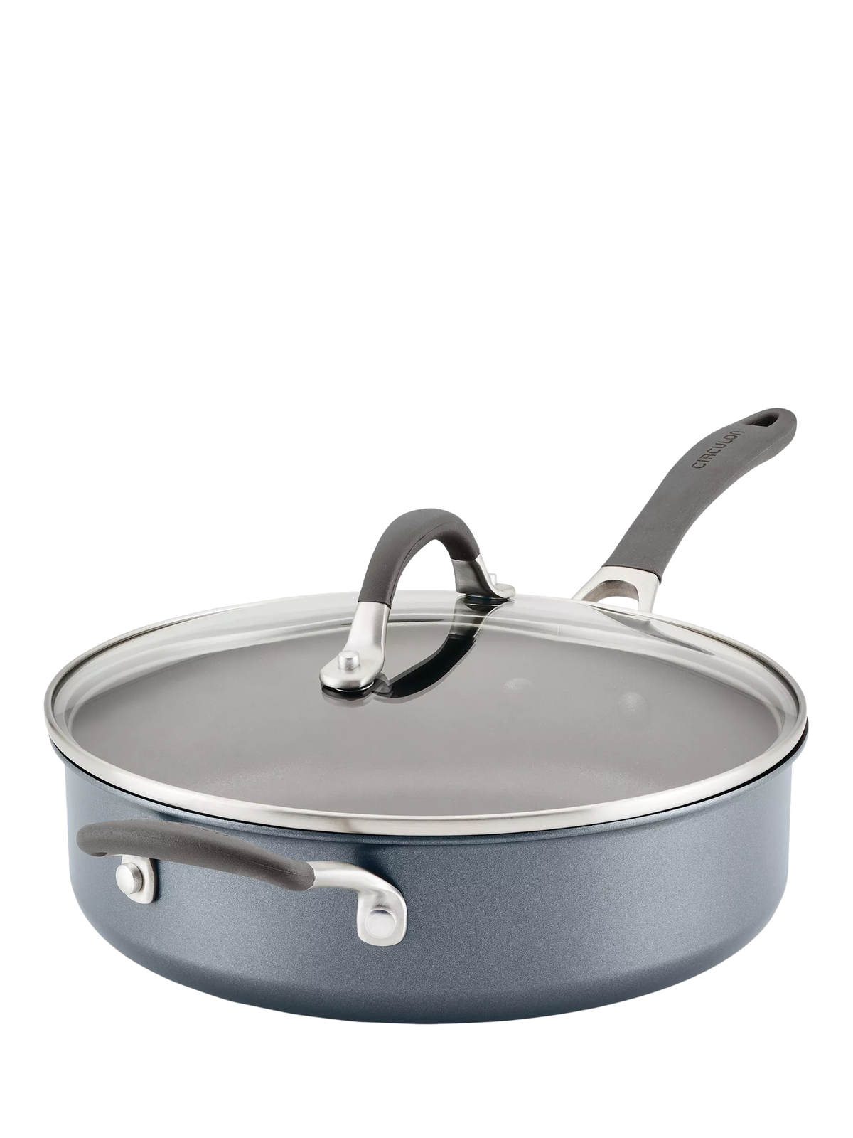Circulon ScratchDefense non-stick sauté pan with lid and helper handle 28cm - British product