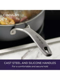 Circulon ScratchDefense non-stick sauté pan with lid and helper handle 28cm - British product