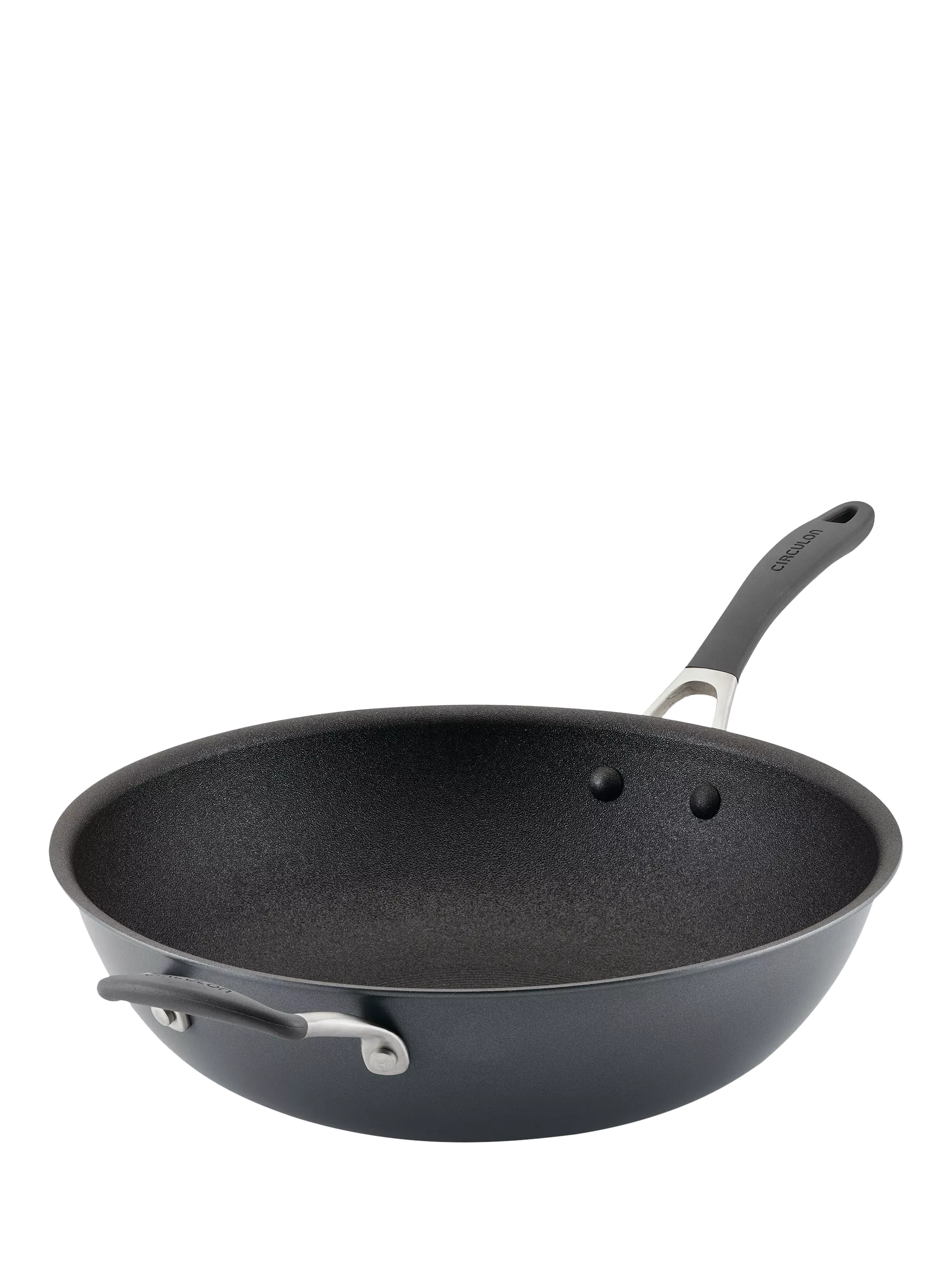 Circulon ScratchDefense wok 34cm with helper handle (British brand)