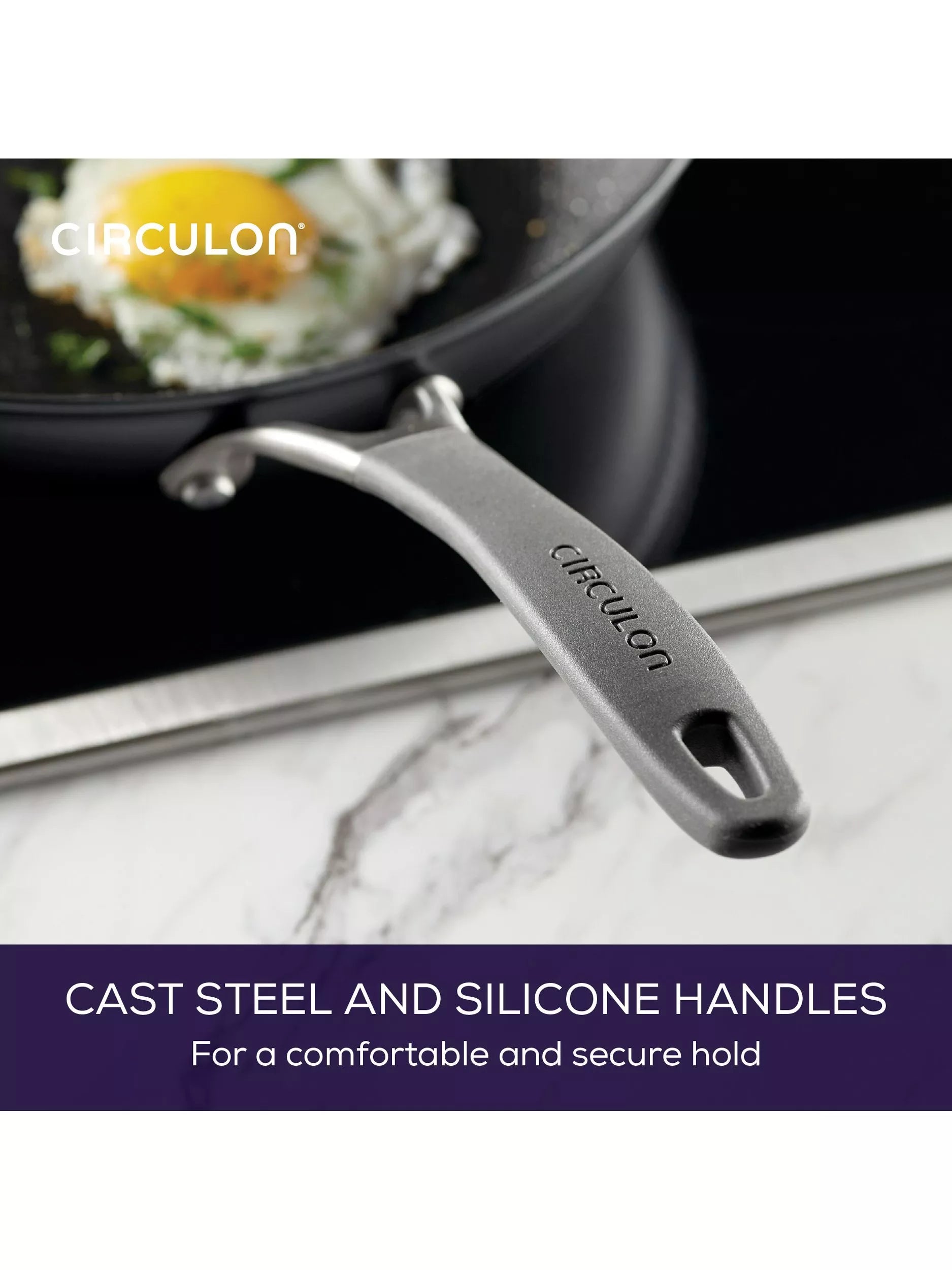Circulon ScratchDefense non-stick pan set 5 piece, imported from the UK