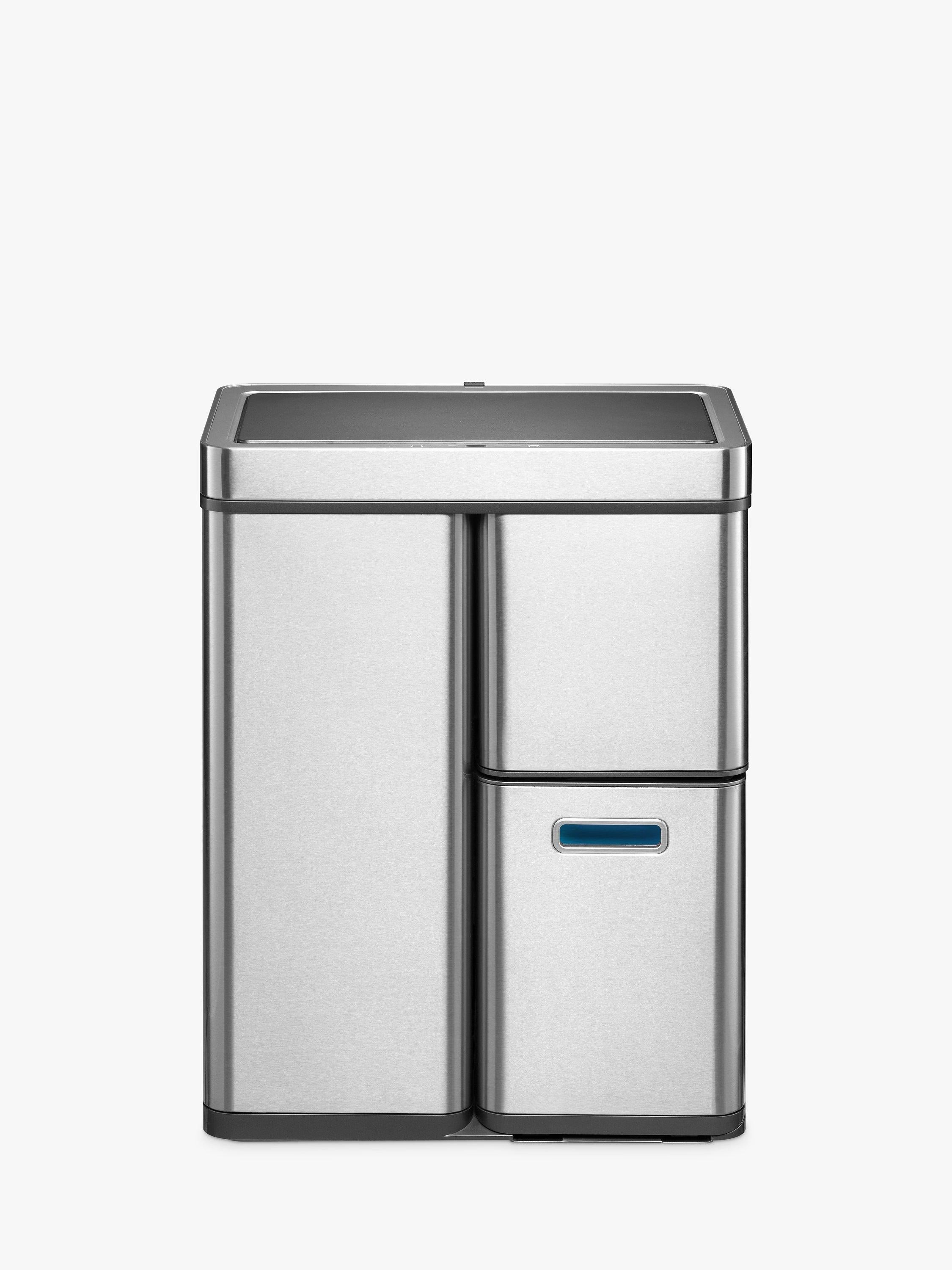 EKO stainless steel sensor bin 55L - British product