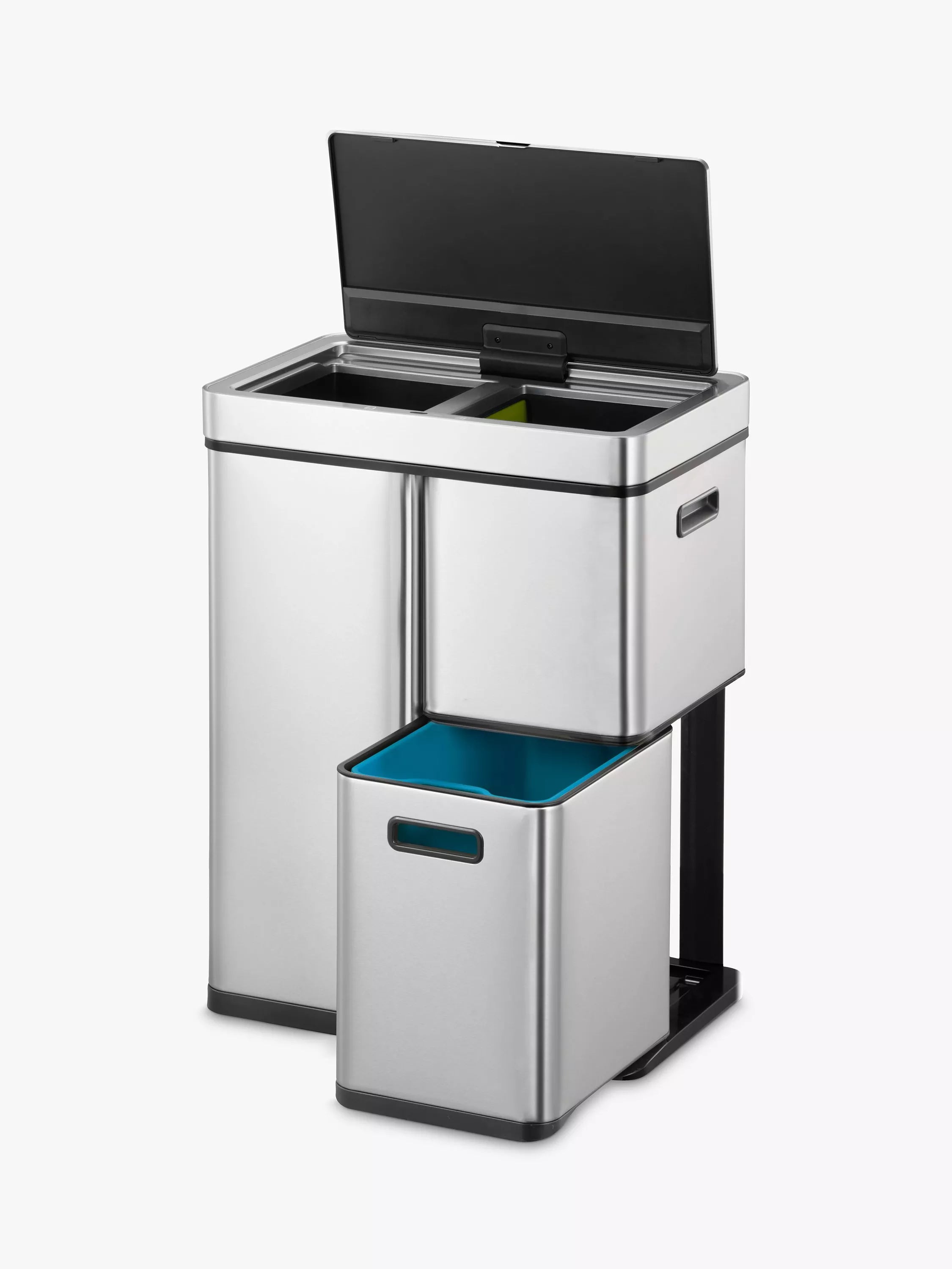 EKO stainless steel sensor bin 55L - British product