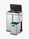 EKO stainless steel sensor bin 55L - British product