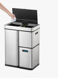 EKO stainless steel sensor bin 55L - British product