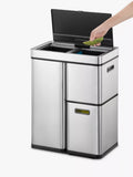 EKO stainless steel sensor bin 55L - British product