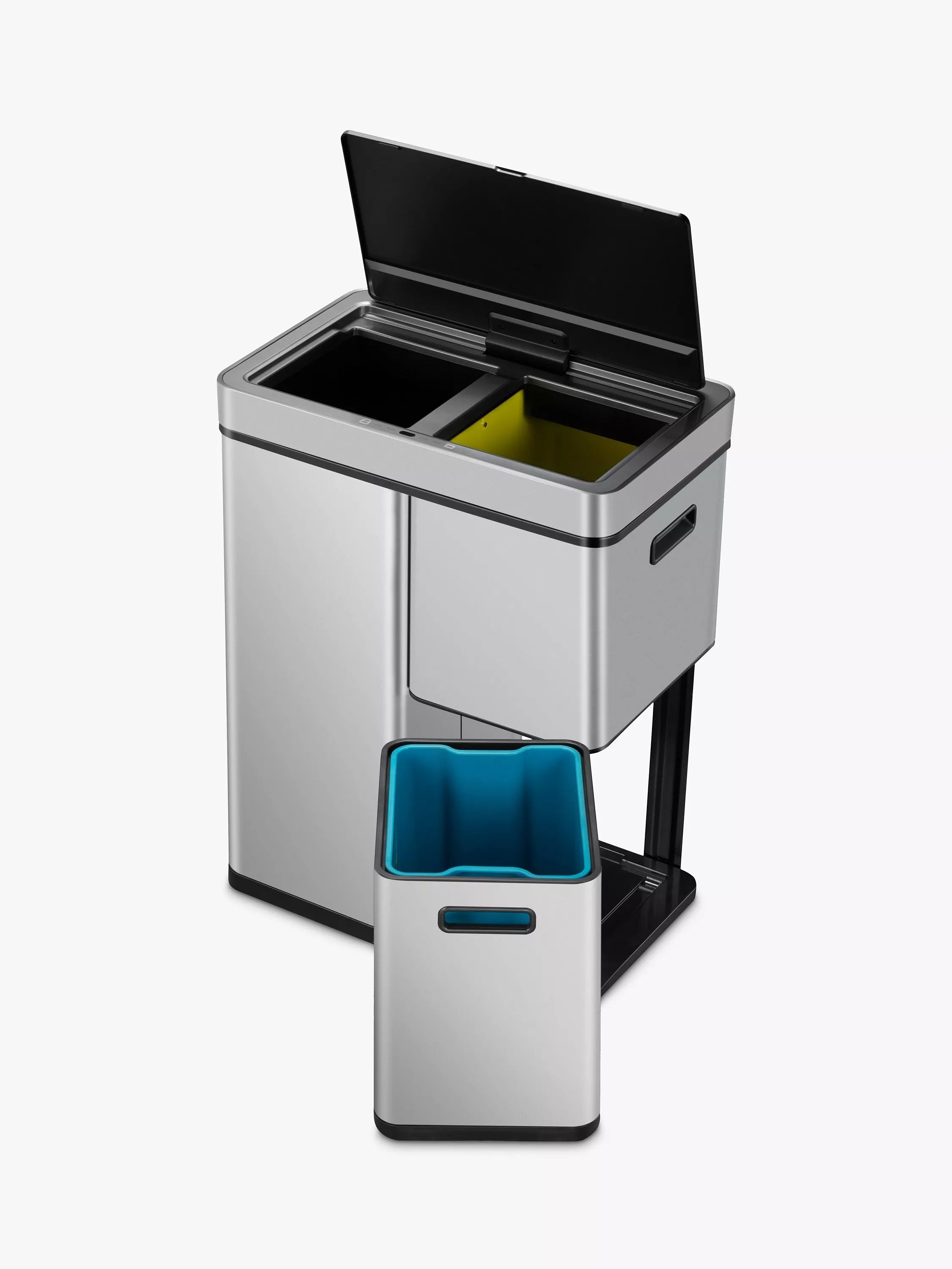 EKO stainless steel sensor bin 55L - British product