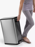 EKO Ecofly stainless steel pedal bin 45L - British product