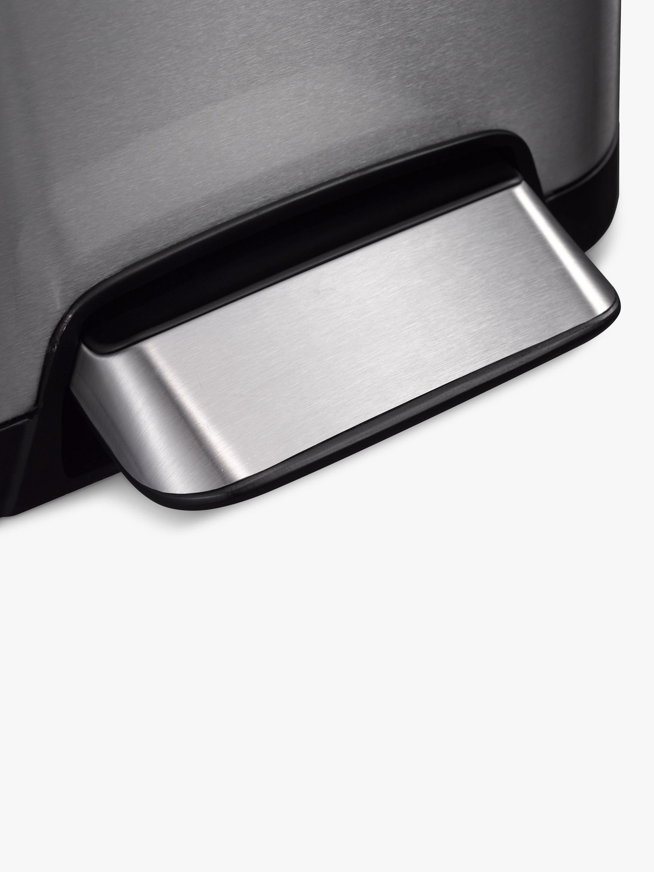 EKO Ecofly stainless steel pedal bin 45L - British product