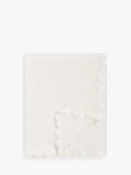 John Lewis scalloped cotton baby blanket 100 x 80cm, UK version