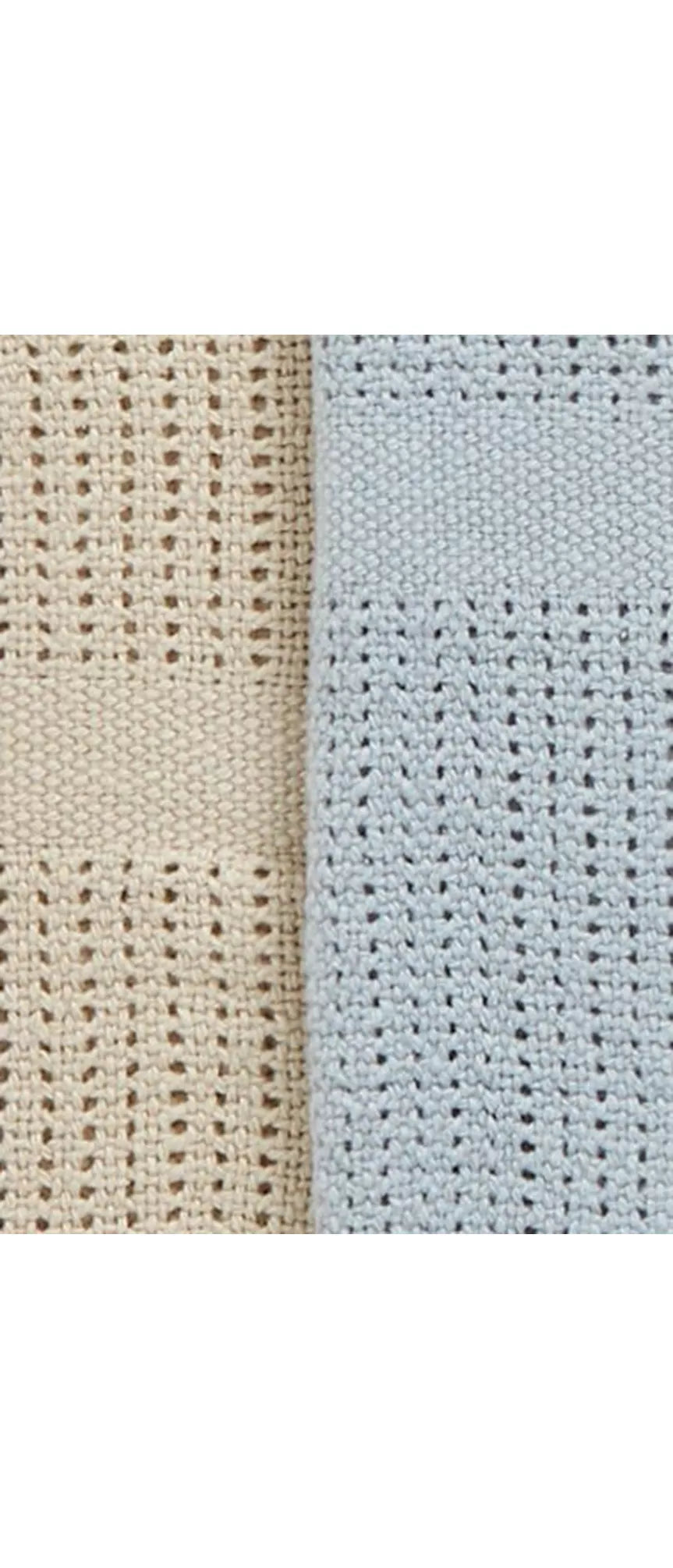 John Lewis Baby Cellular Blanket, Pack of 2, 90 x 70cm - Blue/Multi