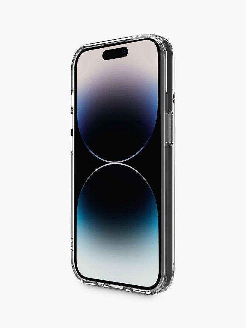 جراب QDOS Hybrid لهاتف iPhone 15 شفاف، إصدار المملكة المتحدة