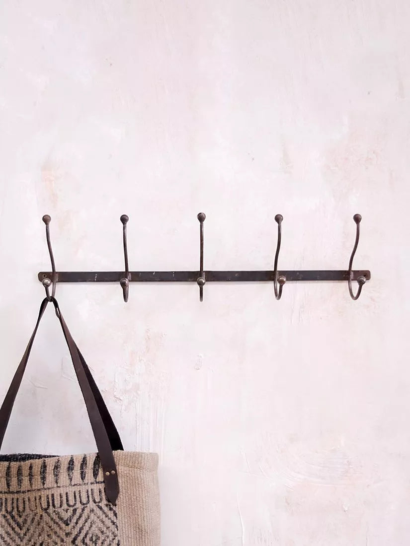 nkuku Rama 5 Hook Coat Rack, UK version