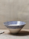 nkuku Indigo Drop serving bowl 30cm (British brand)