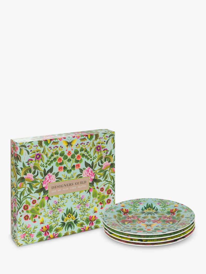 Designers Guild Ikebana porcelain side plates set of 4 - British product