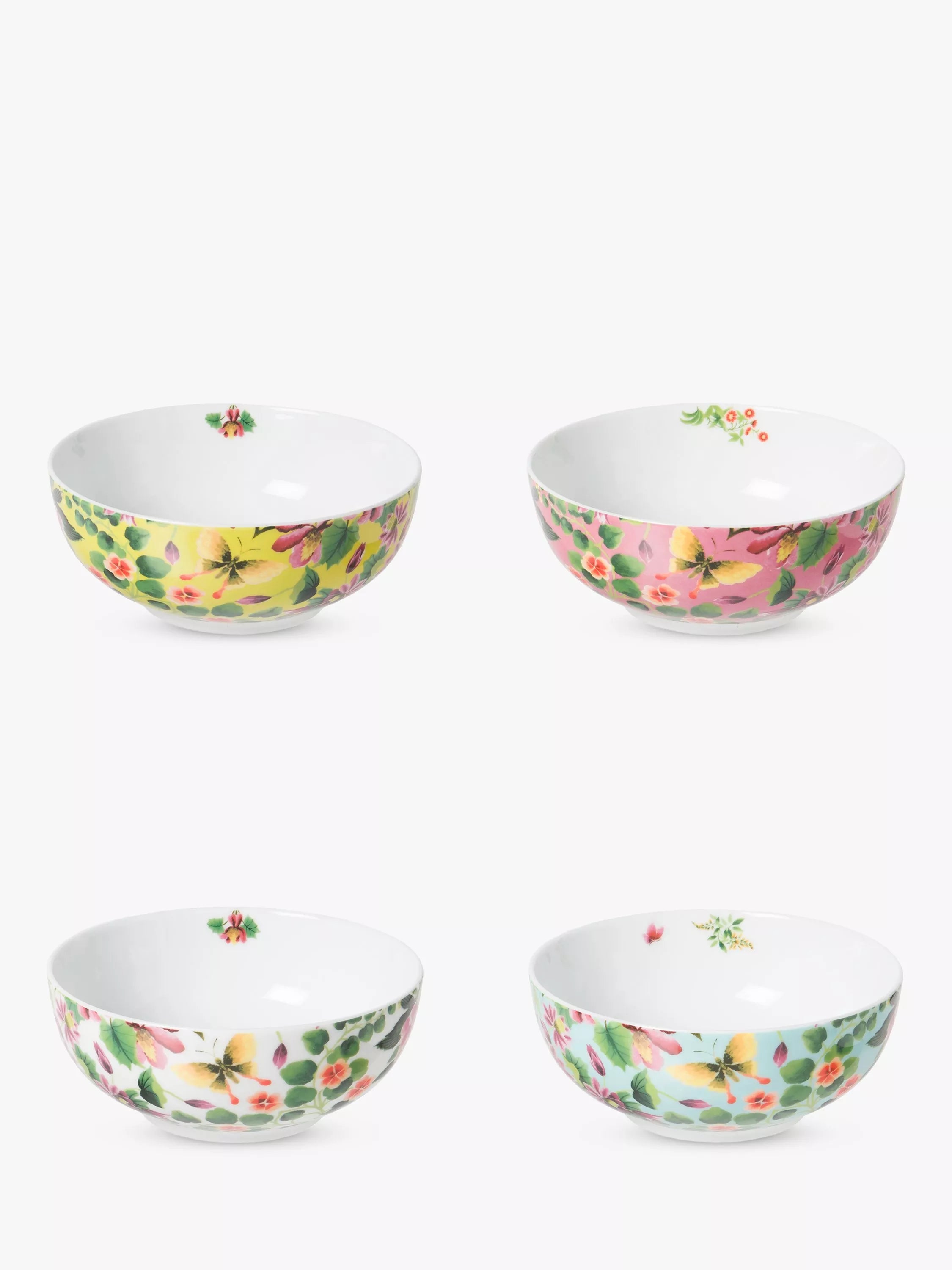Designers Guild Ikebana porcelain cereal bowl set of 4 16.2cm - British product