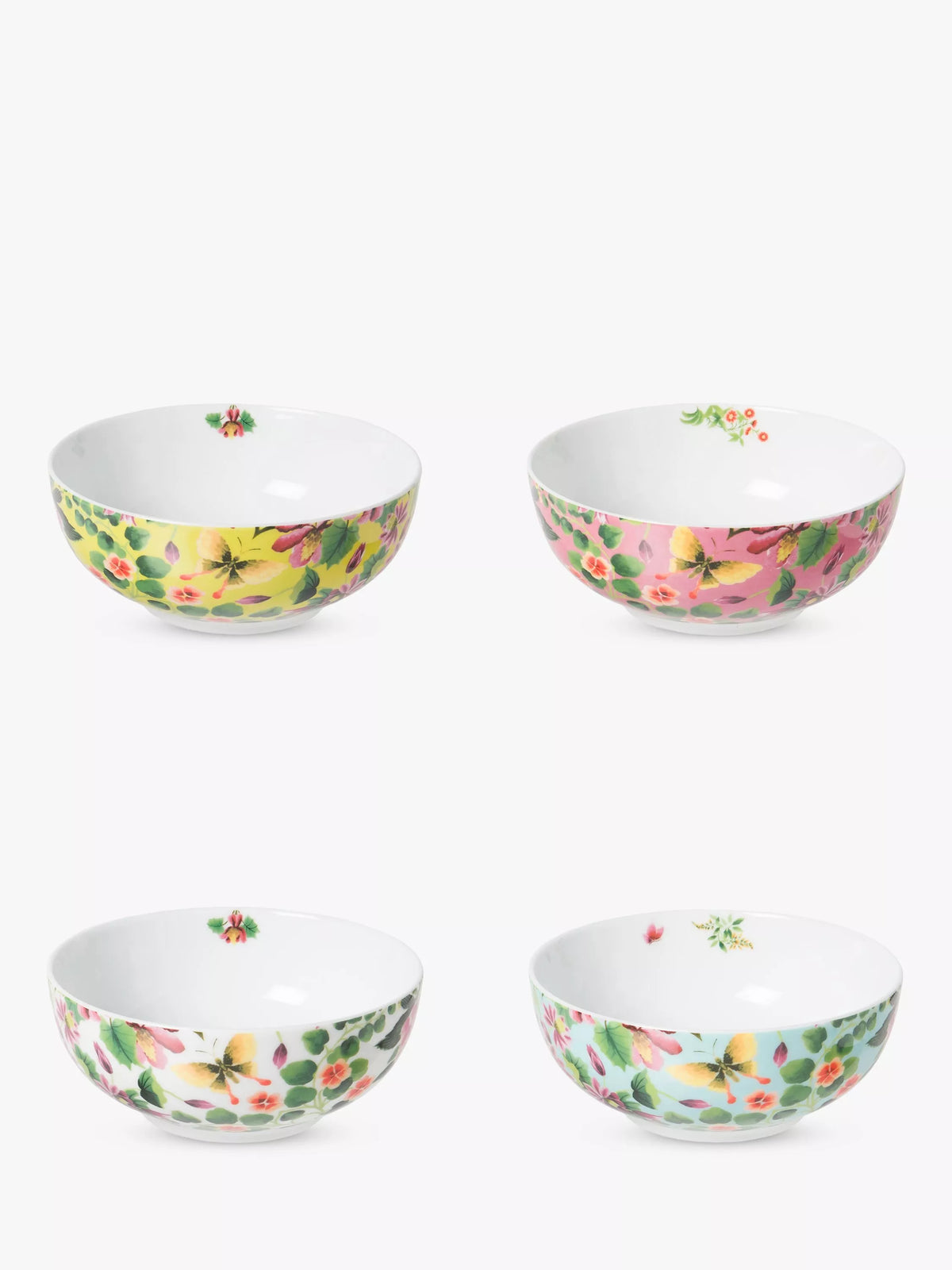 Designers Guild Ikebana porcelain cereal bowl set of 4 16.2cm - British product