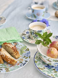 Designers Guild Porcelaine de Chine porcelain cup and saucer set, multi, 220ml - British product