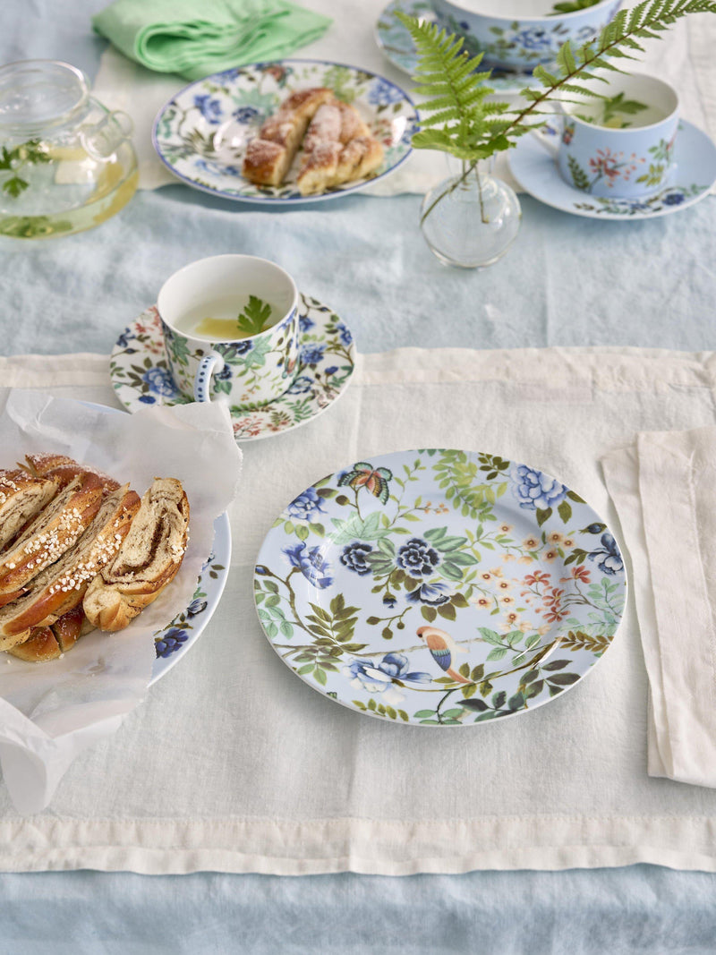 Designers Guild Porcelaine de Chine porcelain cup and saucer set, multi, 220ml - British product