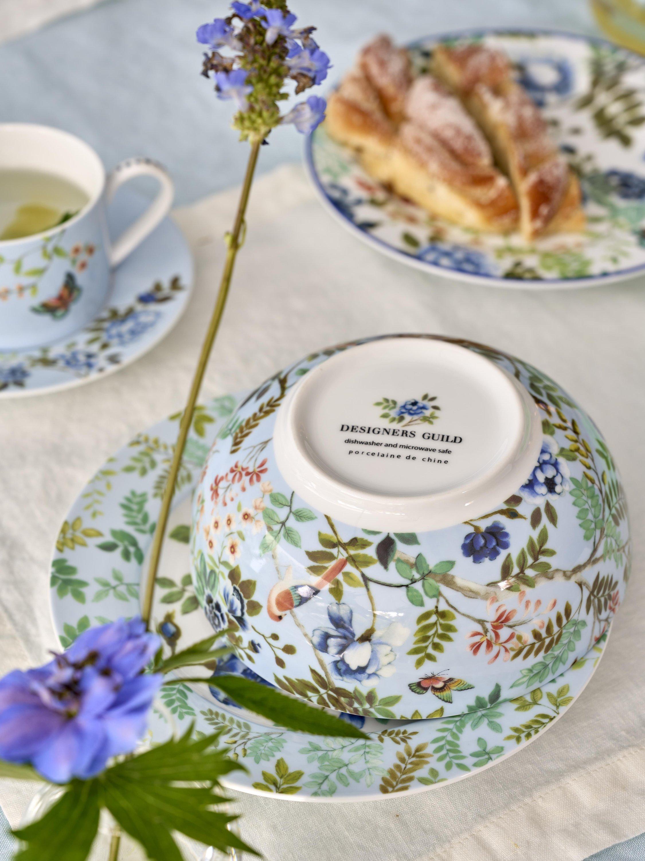 Designers Guild Porcelain Cereal Bowl Set - British product