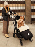 BINIBAMBA beschichtete Lammfell-Buggy-Fäustlinge, UK-Version