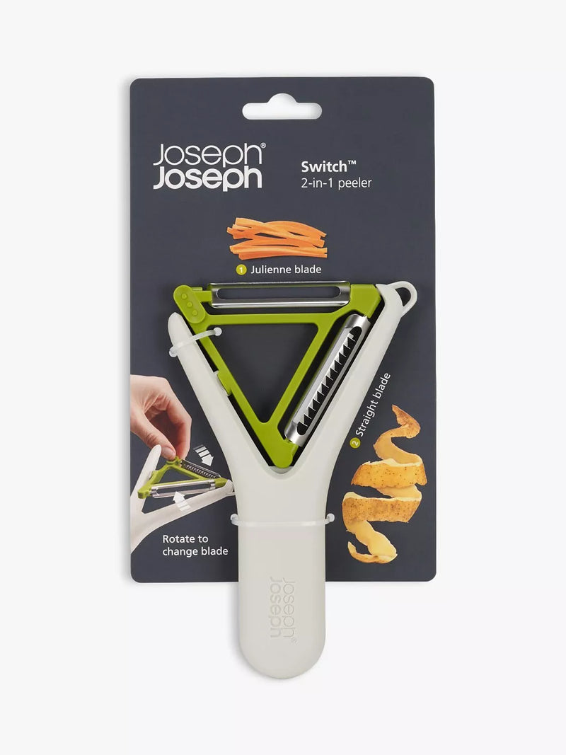 Joseph Joseph 2-in-1 peeler with straight and julienne blades, UK version