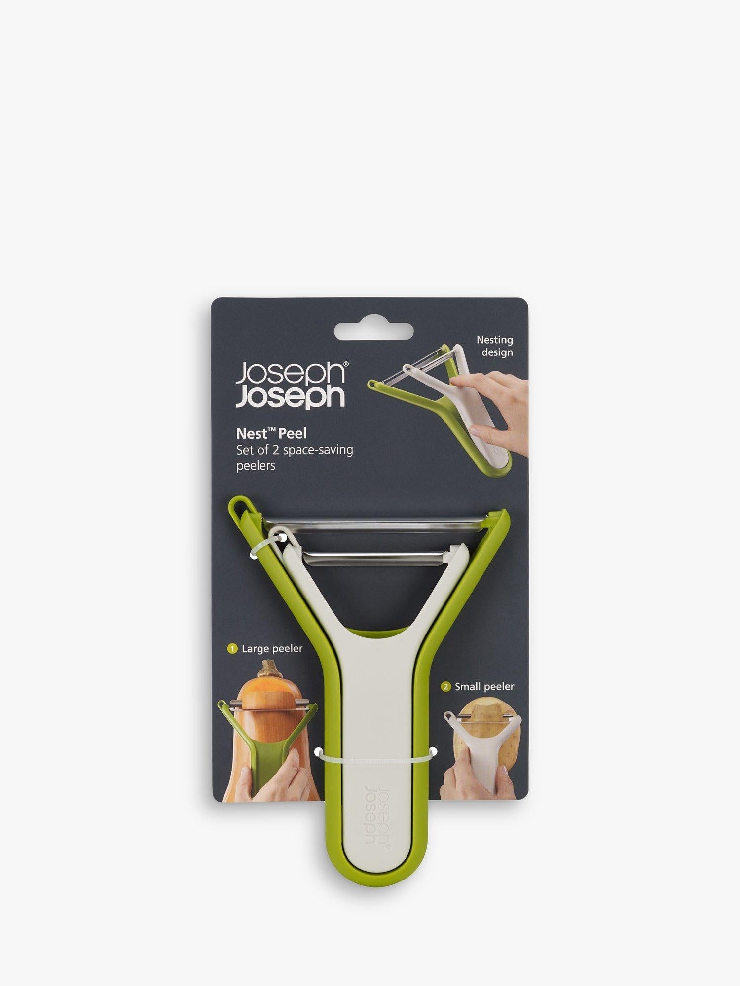 Joseph Joseph Y-shape peelers set of 2 Green/Stone, UK version