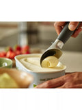 Joseph Joseph ice cream scoop with weighted handle and lever release, UK version