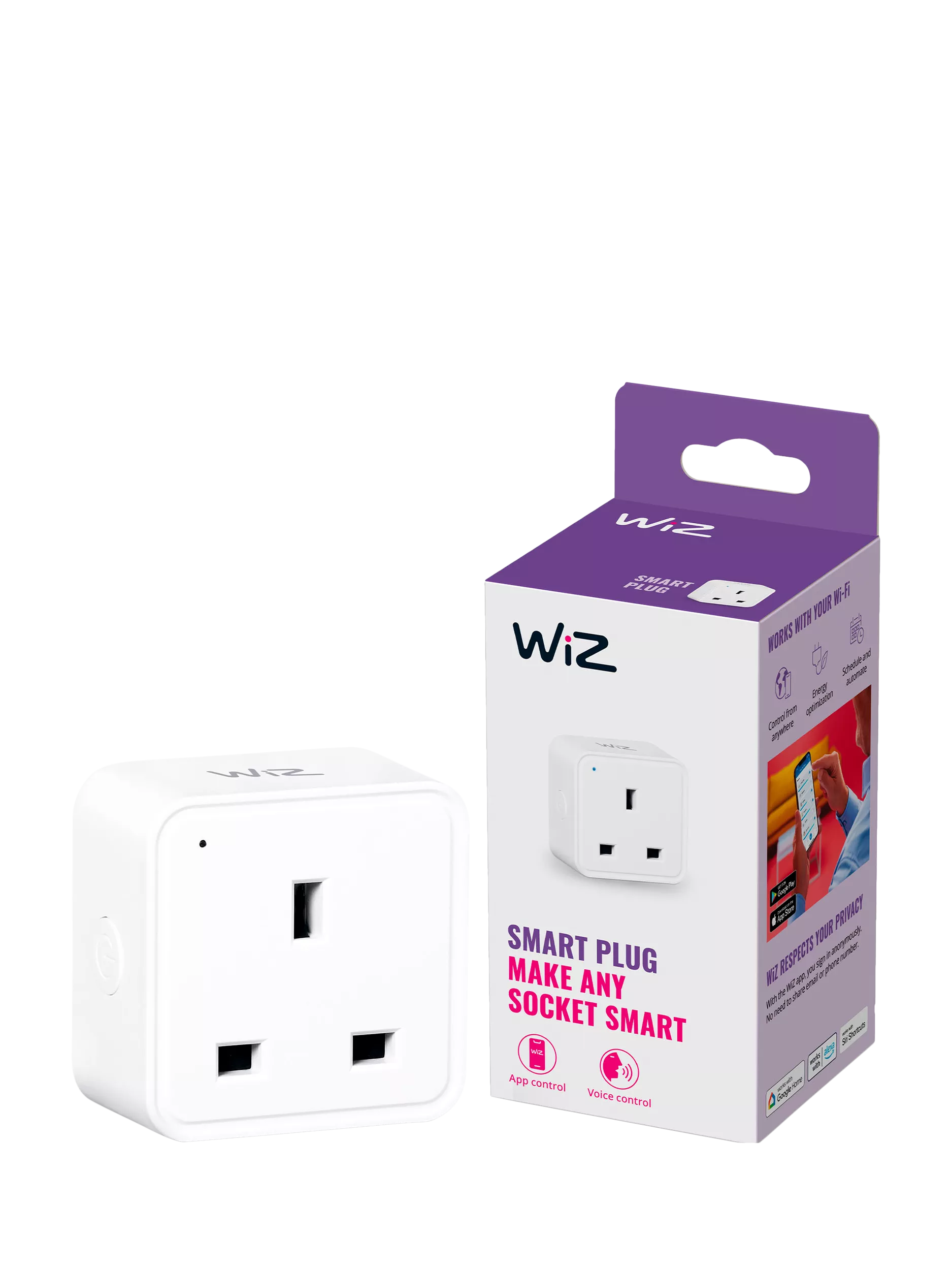 WiZ smart plug remote control device, UK version