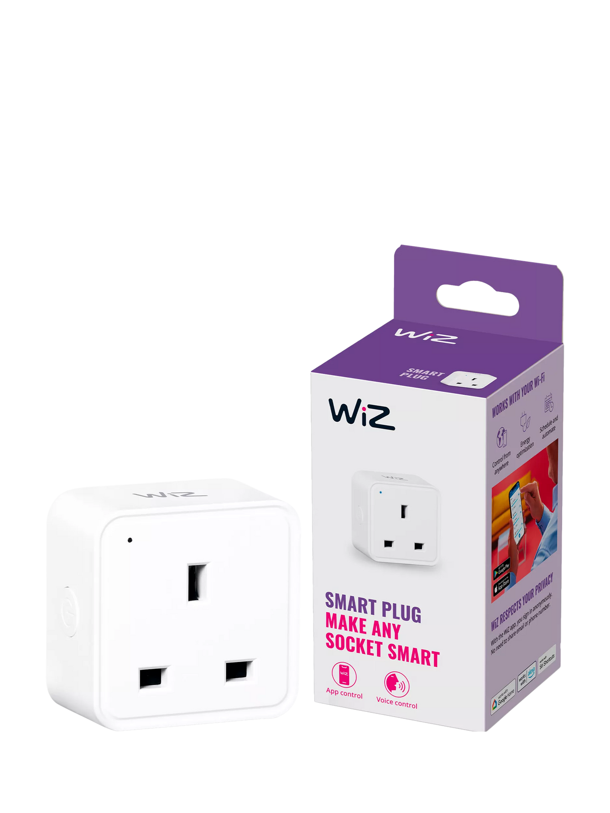 WiZ smart plug remote control device, UK version