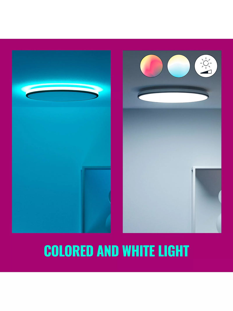 WiZ Smart LED Rune dual zone tunable white ceiling light 40cm - British product
