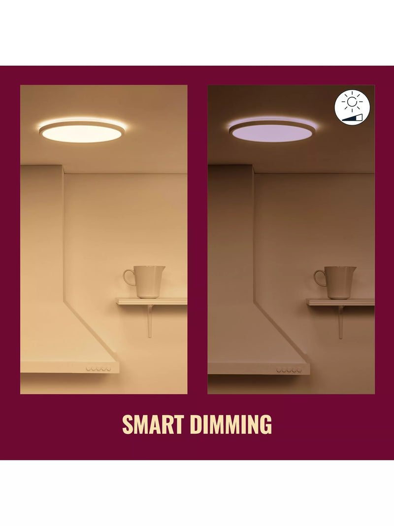 WiZ Smart LED Rune dual zone tunable white ceiling light 40cm - British product